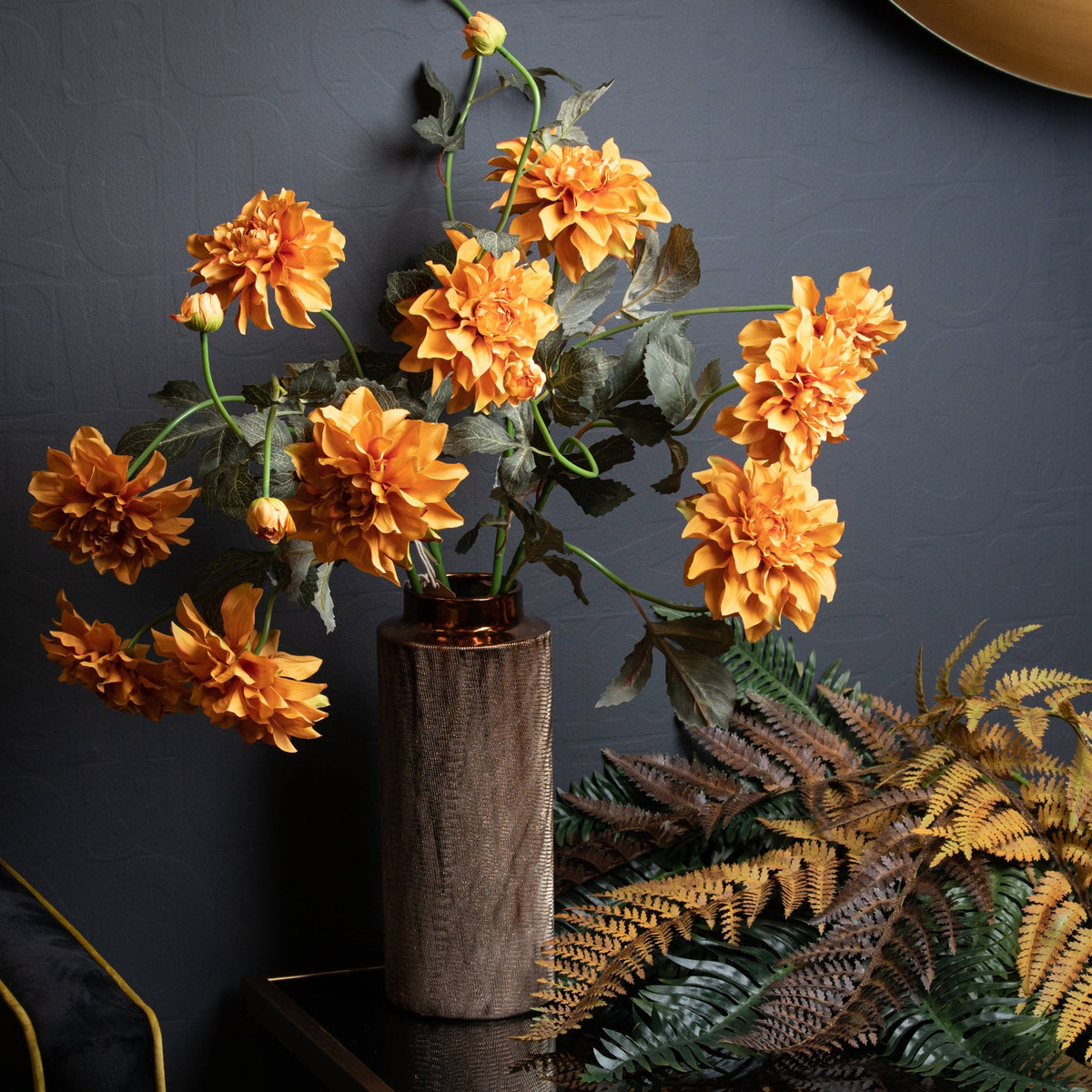 Orange Dahlia Spray image 3