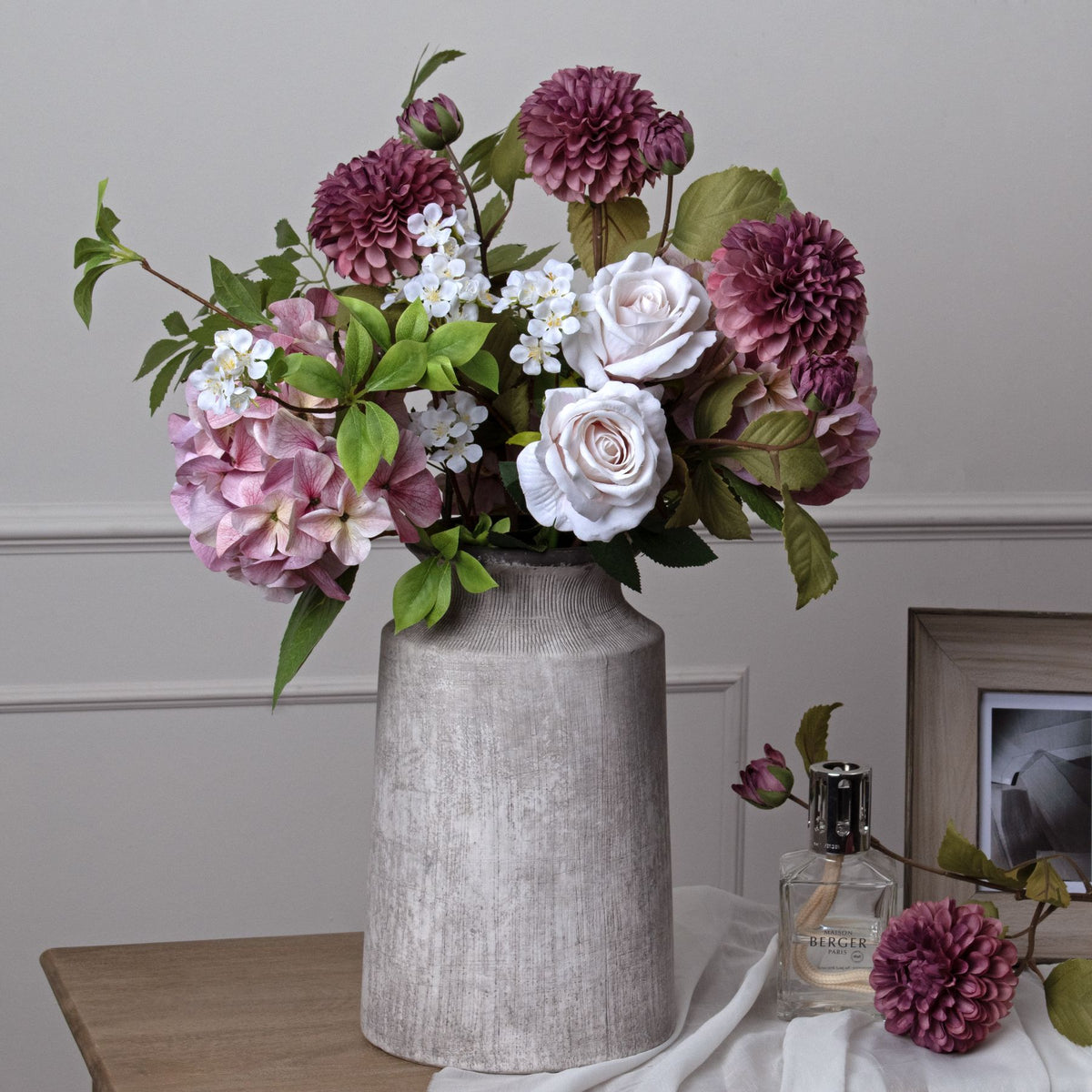 Shabby Pink Single Hydrangea image 5
