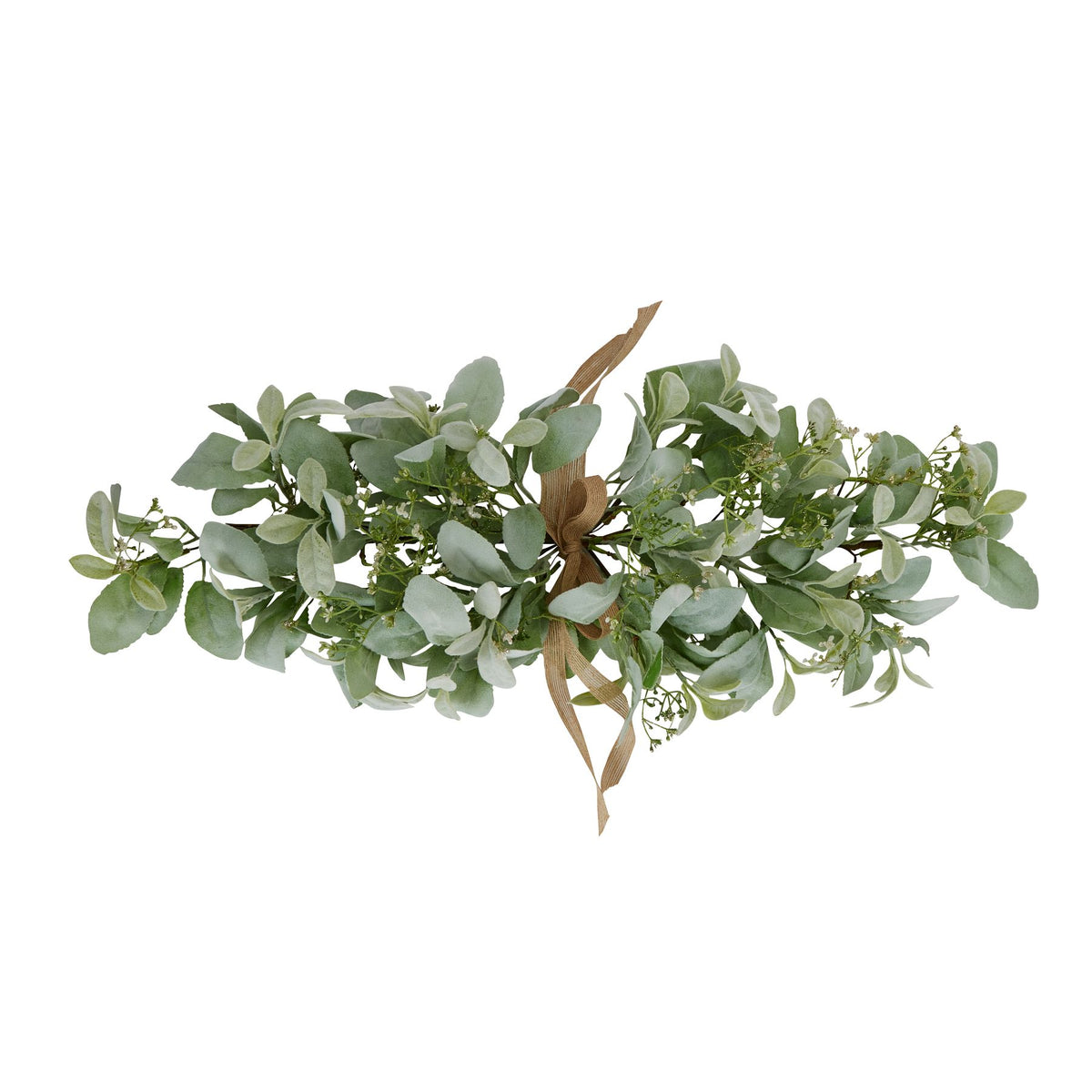 Winter Spray Arrangement With Lambs Ear And Wax Flower image 1