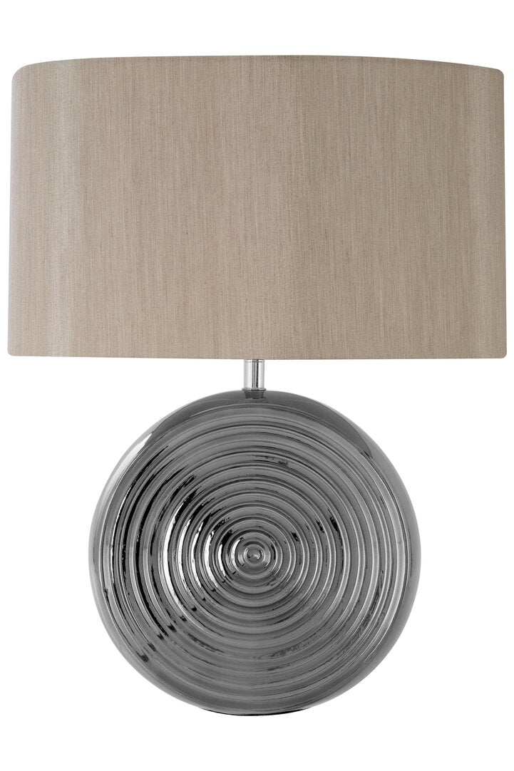 Dorinello Silver Ceramic Table Lamp
