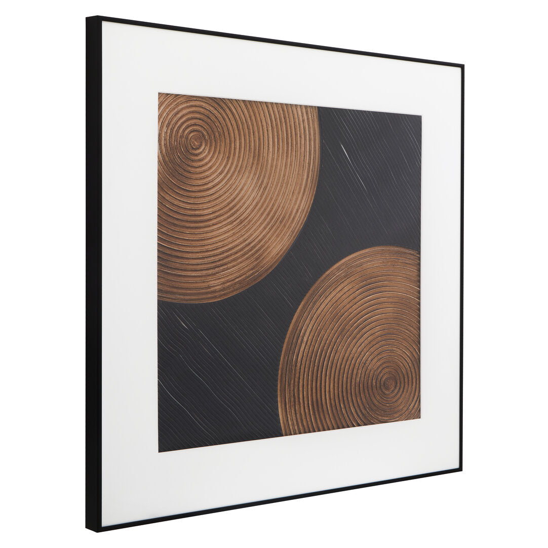 Erilio Black And Brown Wall Art