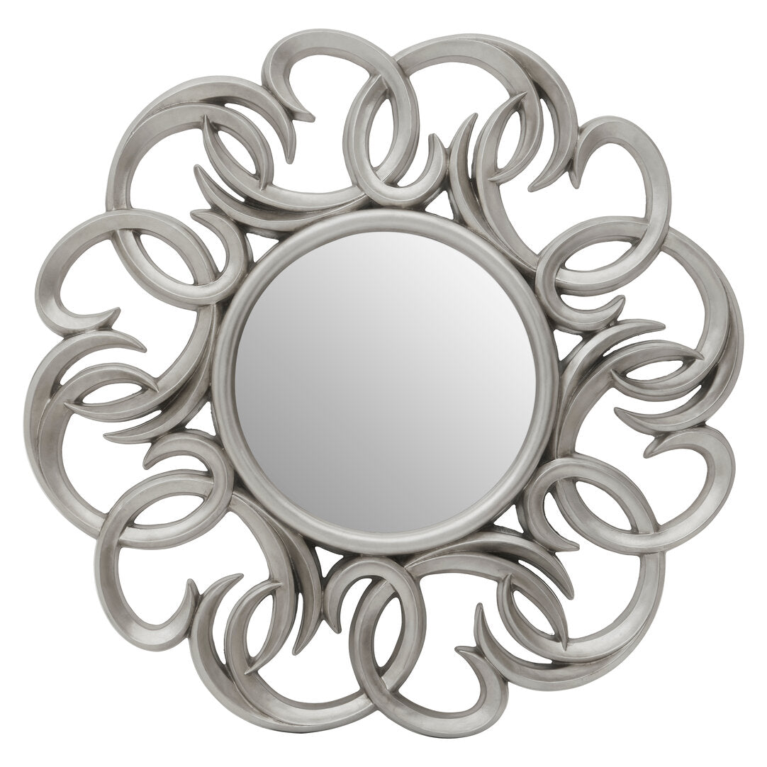 Gala Entwined Silver Swirl Wall Mirror