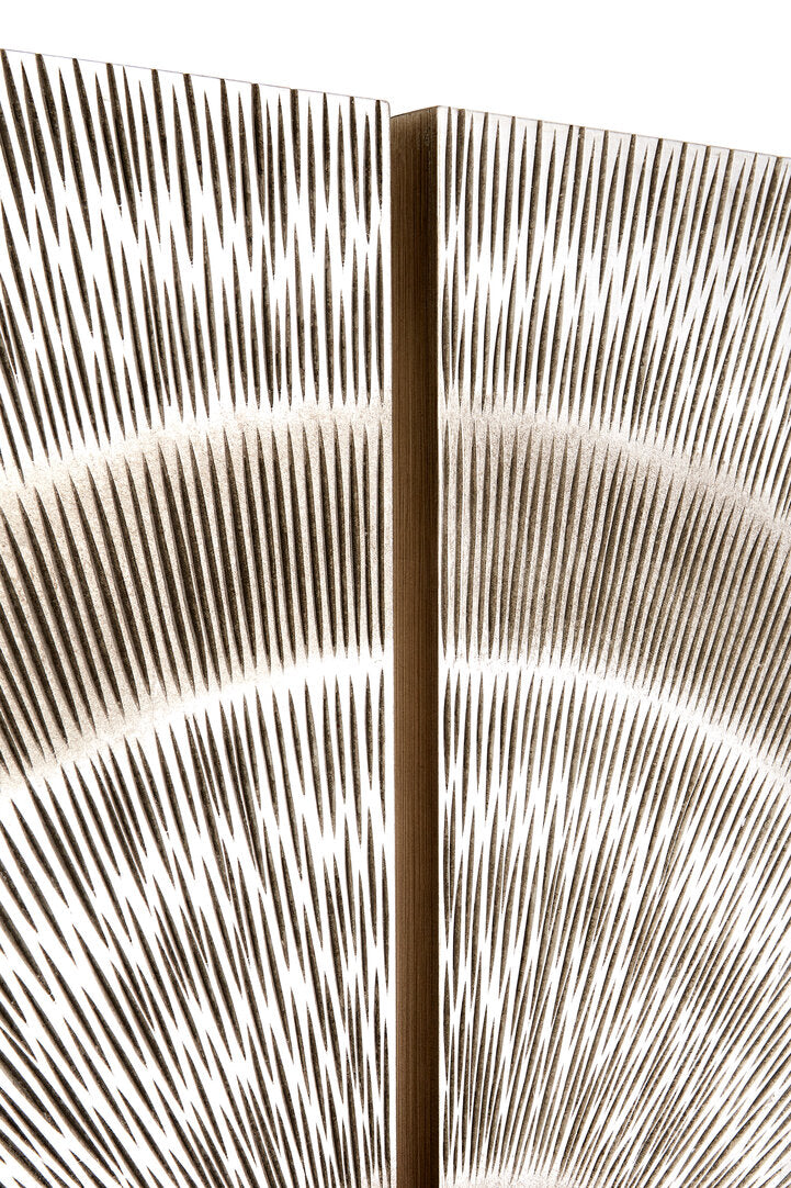 Pavitivo Silver Wood Carving Wall Art