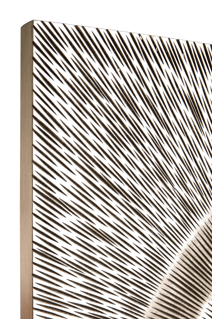 Pavitivo Silver Wood Carving Wall Art