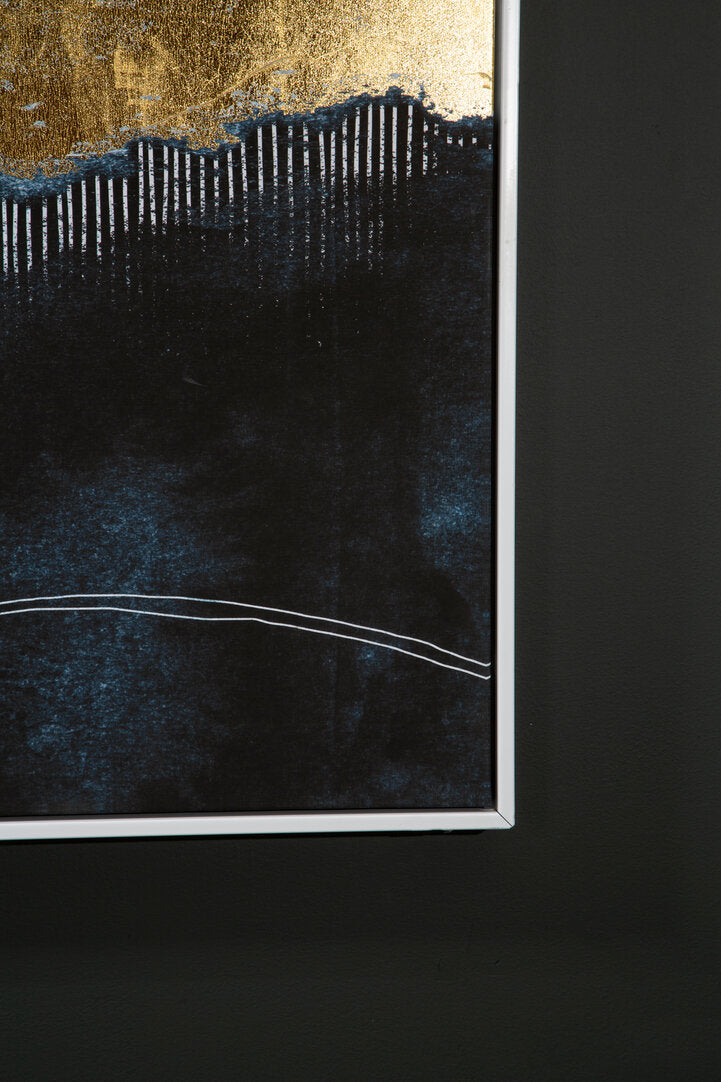 Querinza Blue And Gold Wall Art