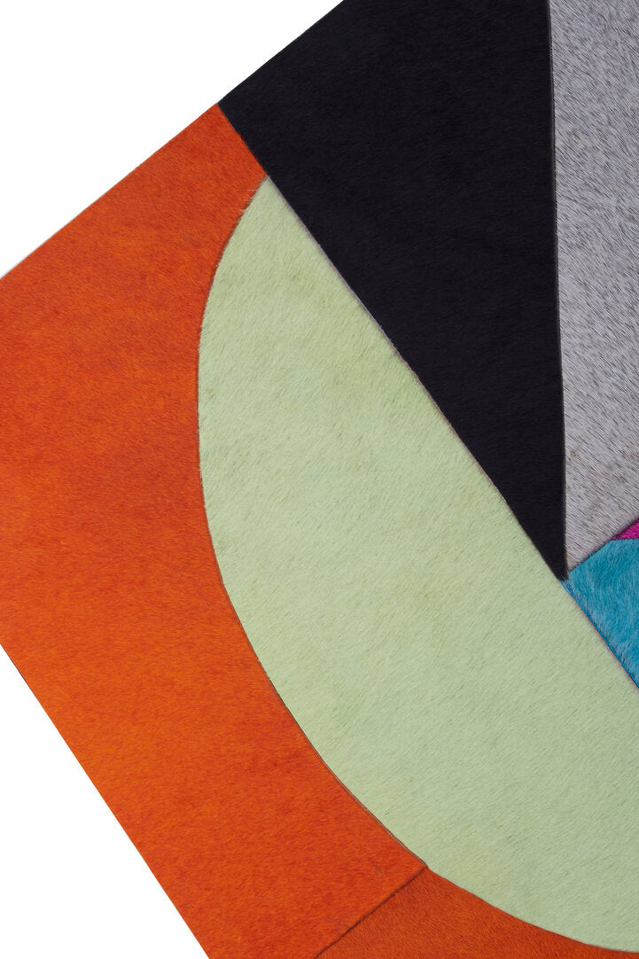 Rivara Genunie Leather Abstract Wall Art