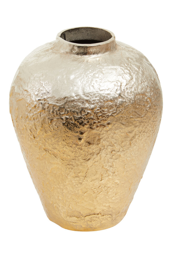 Vinello Large Ombre Silver and Gold Finish Vase