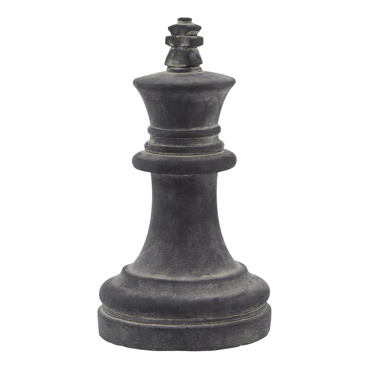 Zelquin Grey King Chess Piece — product-only view
