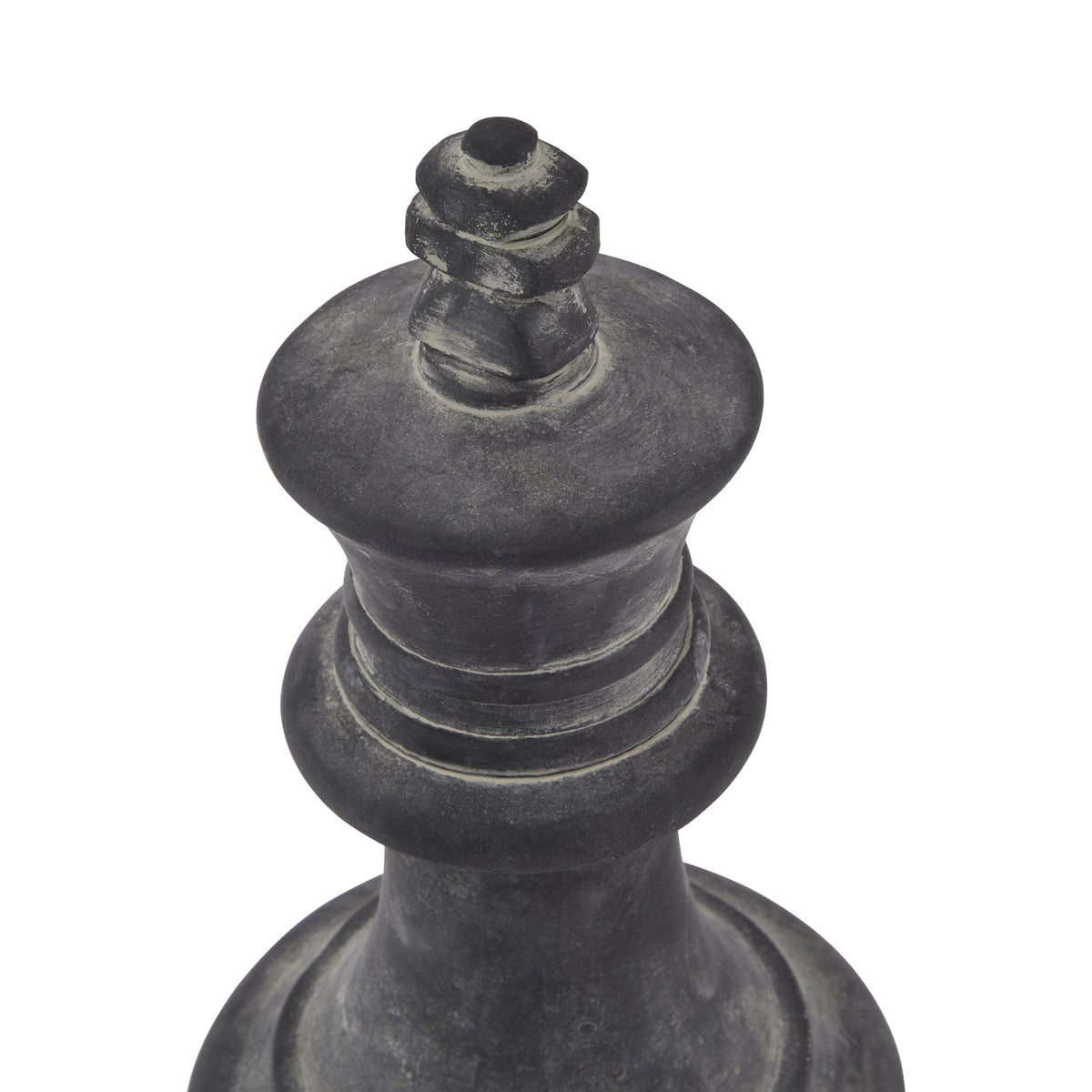 Zelquin Grey King Chess Piece — product-only view