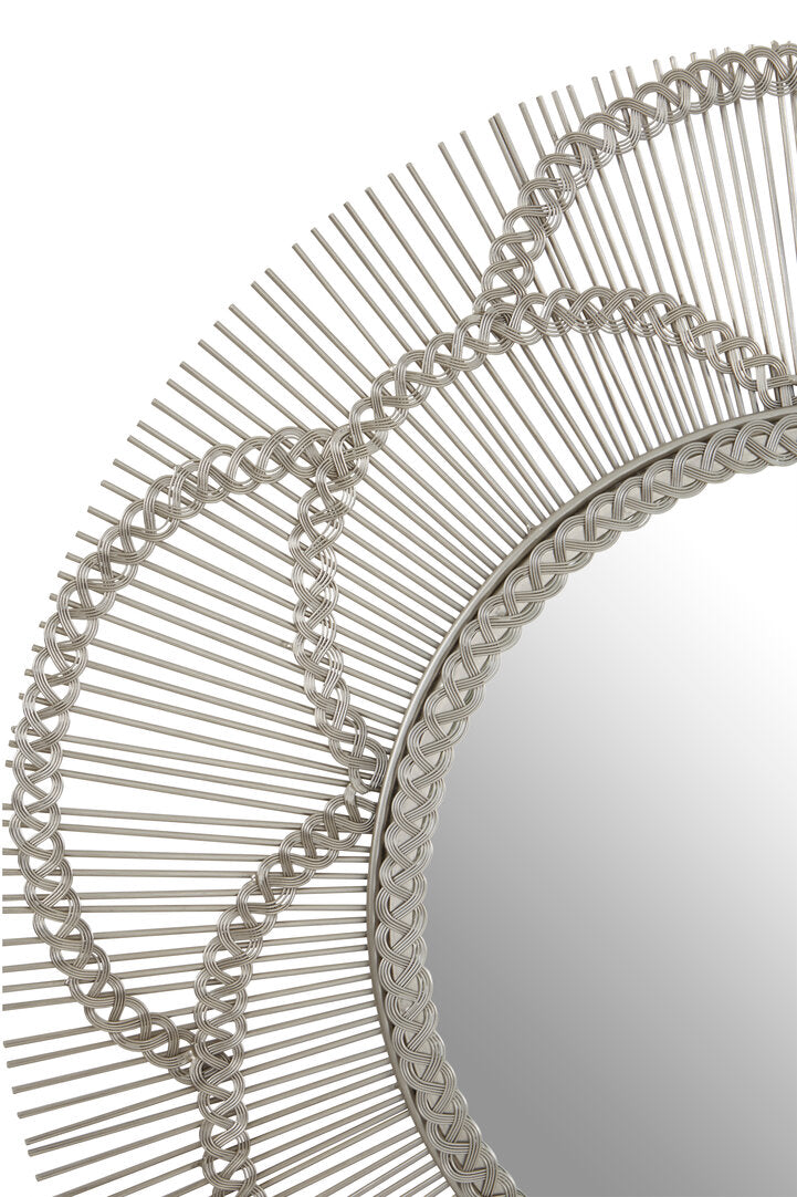 Ancona Floral Effect Wall Mirror