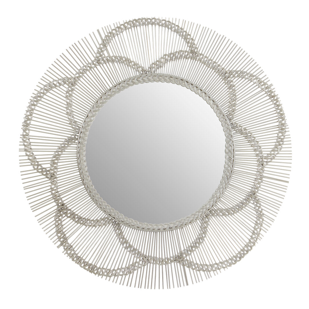 Ancona Floral Effect Wall Mirror