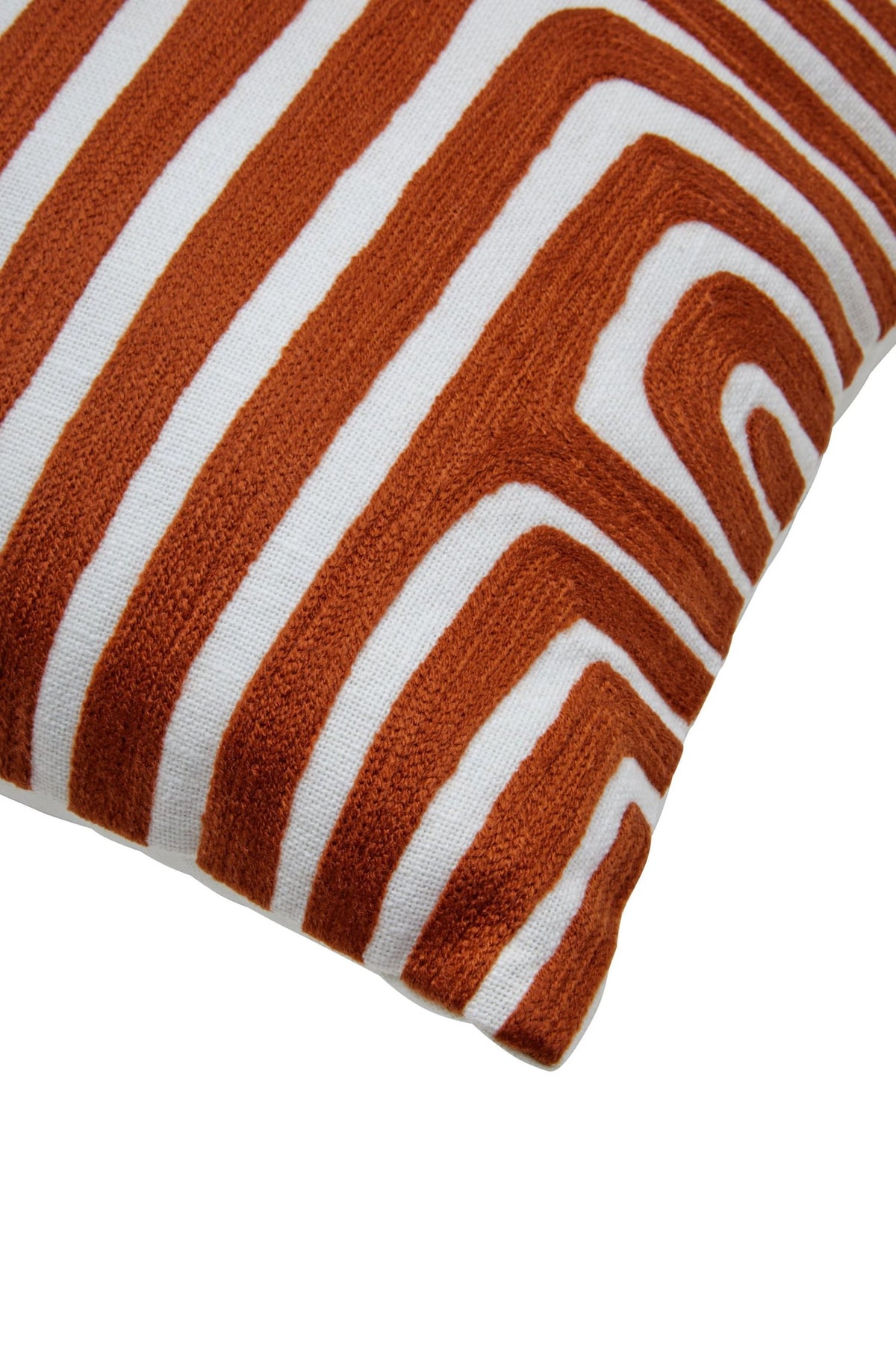 Vikervira Rust White Square Cushion image 14