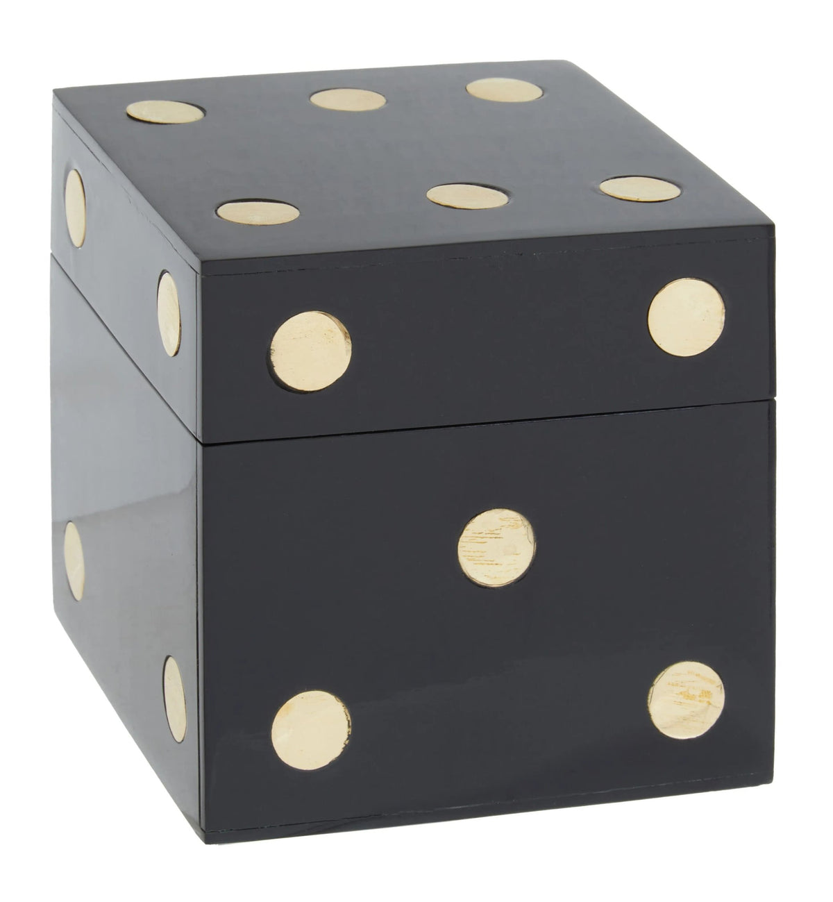 Runvik Black Gold Dice Box image 1
