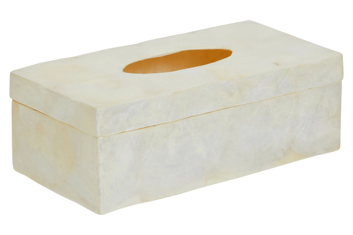 Putnora White Sea Shell Tissue Box image 2