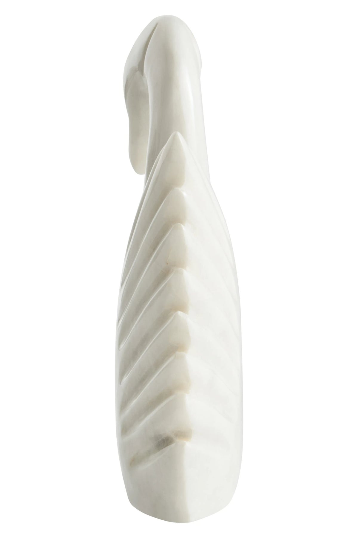 Hyvath White Marble Decorative Swan image 5