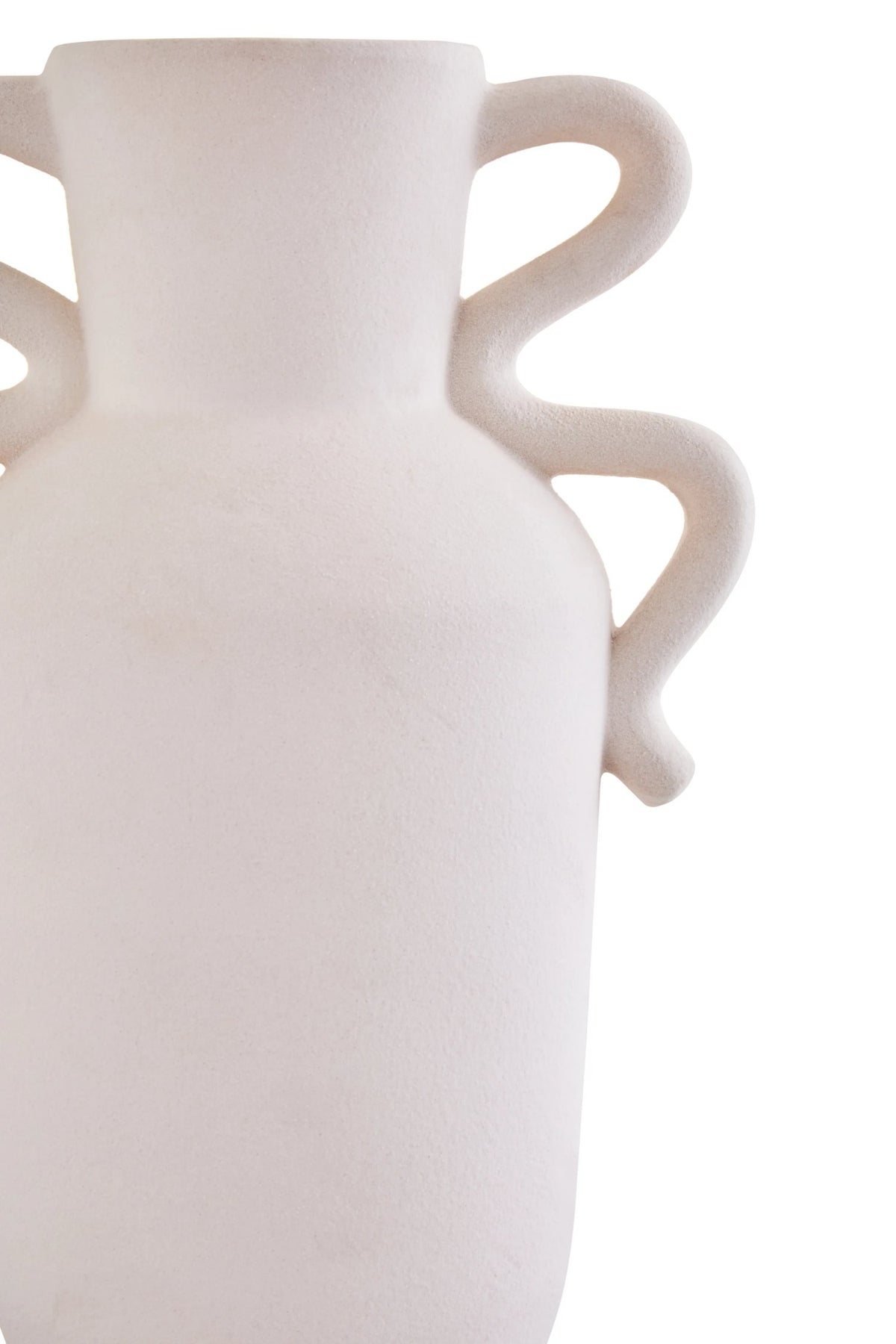 Marorvik White Large Handled Vase image 16