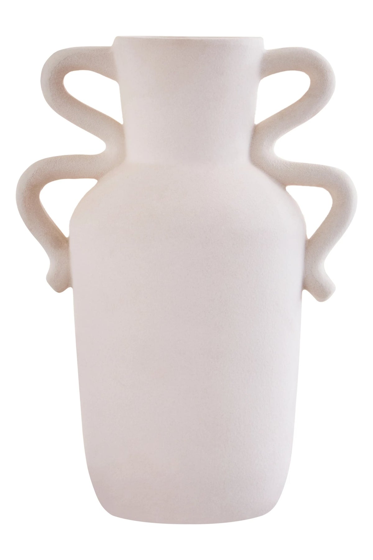 Marorvik White Large Handled Vase image 1