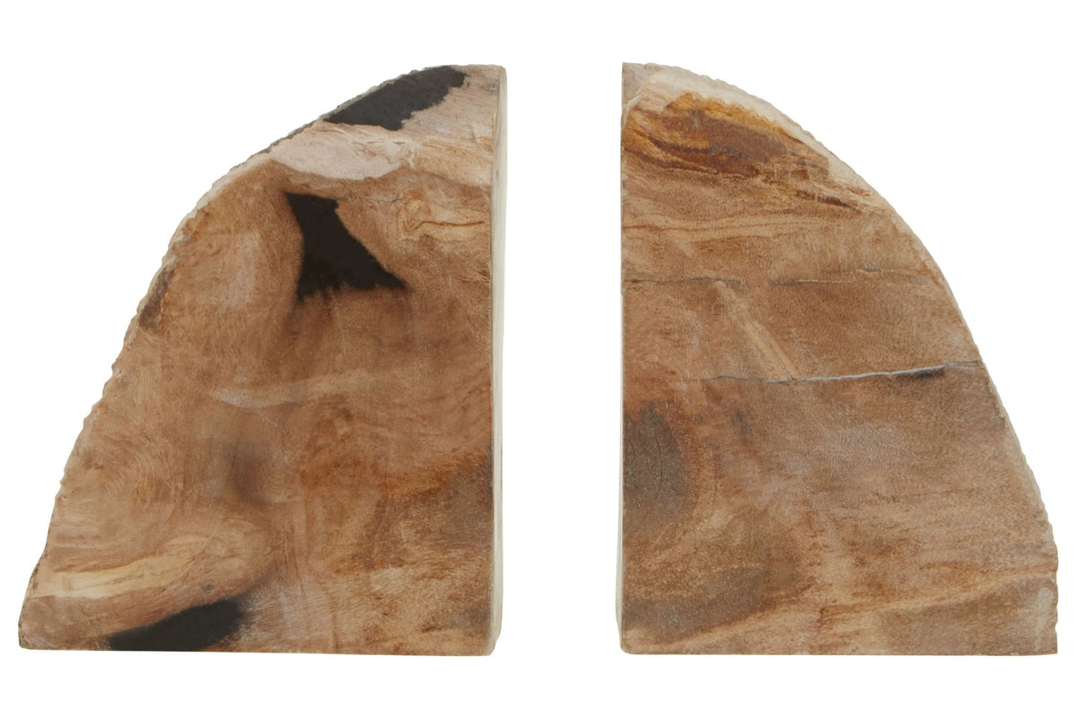 Ebbvik Set Petrified Wood Bookends image 1
