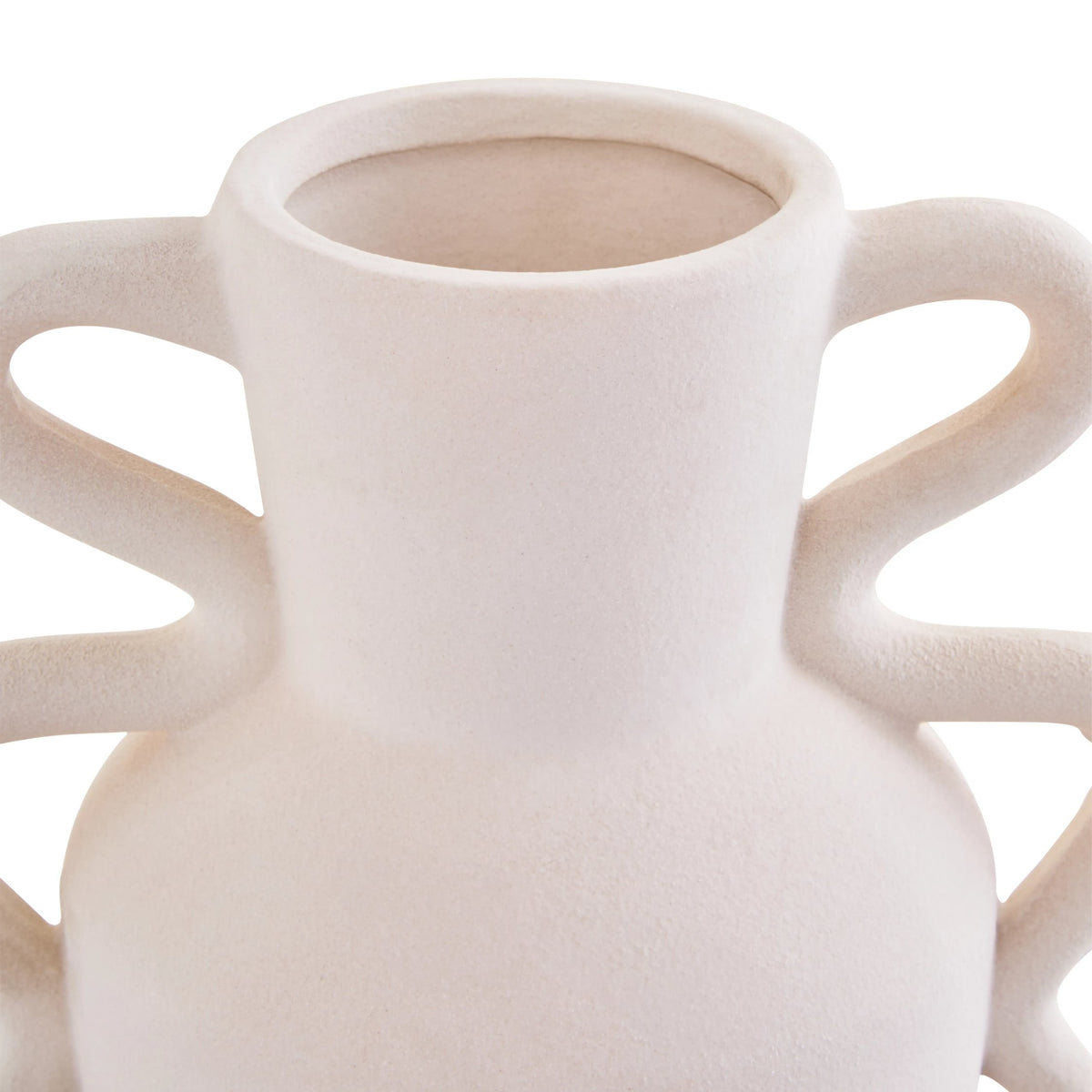 Marorvik White Large Handled Vase image 17