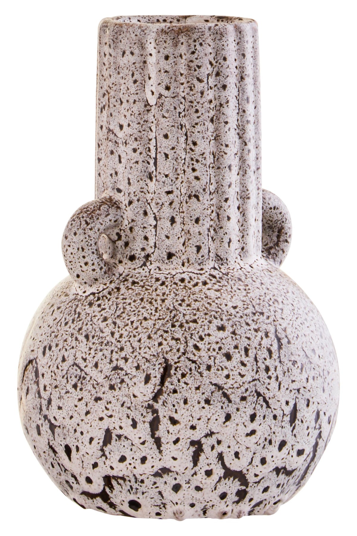 Relwyn Speckled Brown Stoneware Small Vase image 2