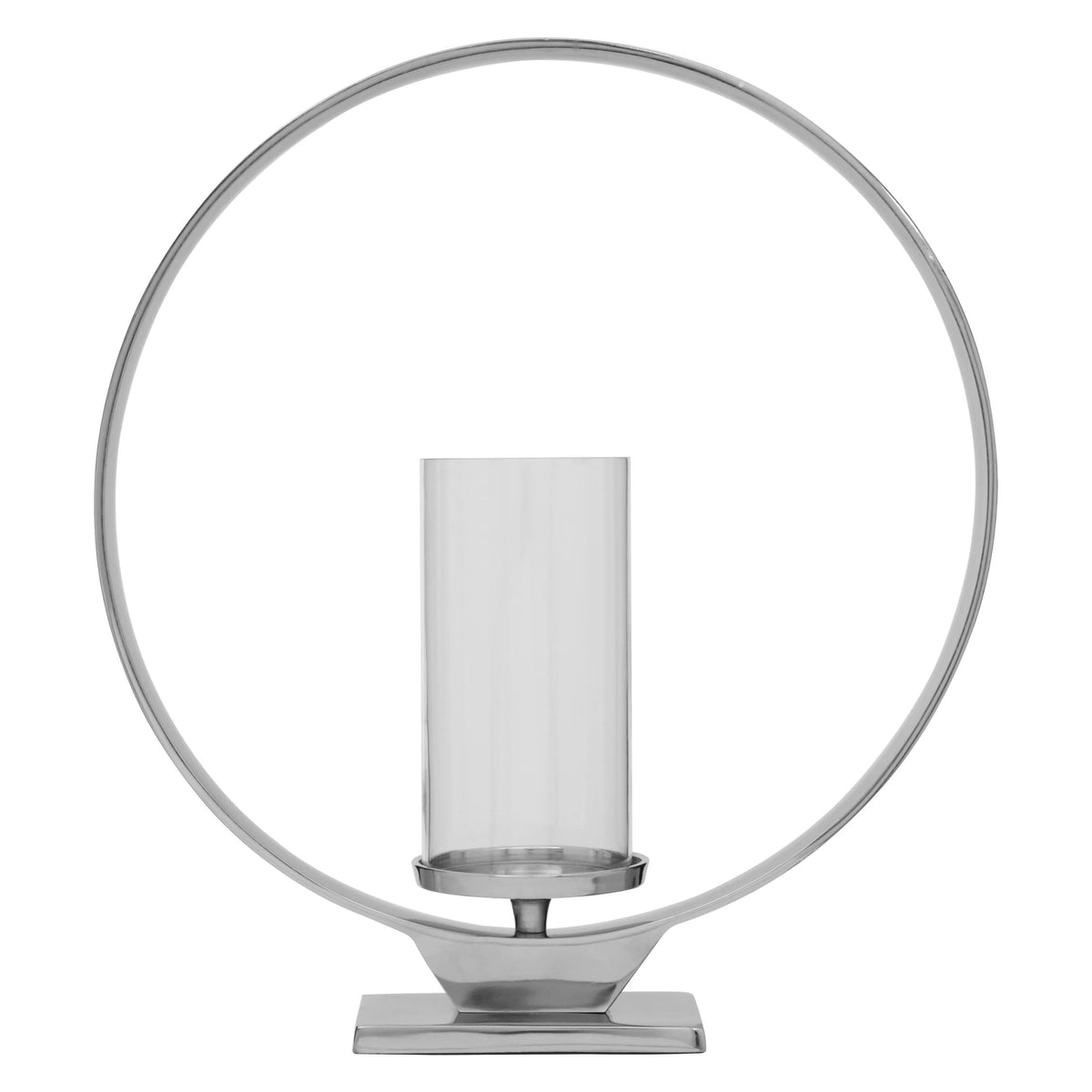 Cranbrook Large Silver Candle Holder image 1