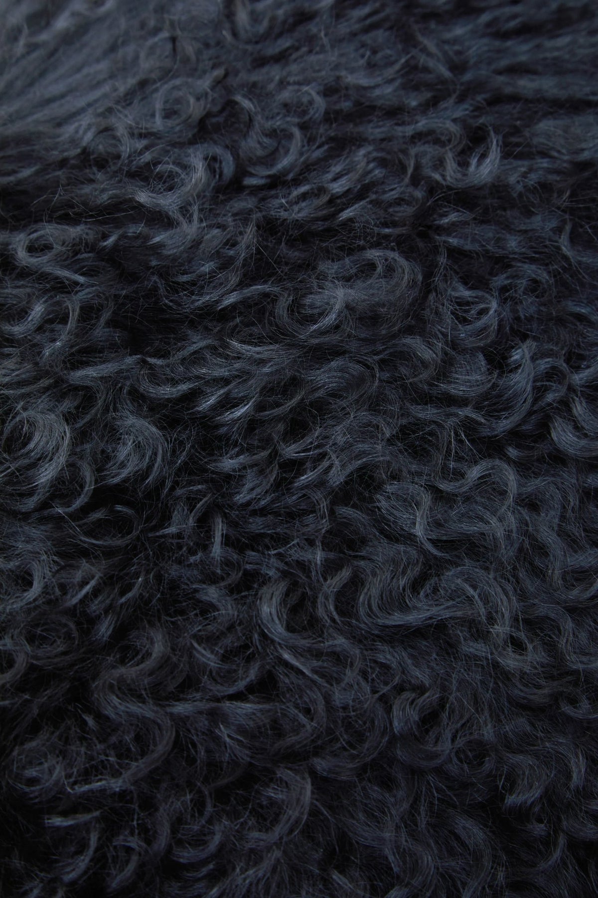 Ware Mongolian Fur Black Rectangular Cushion image 9
