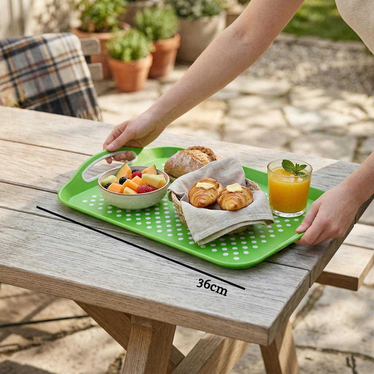 Moniga Anti-Slip Rectangular Serving Tray image 3