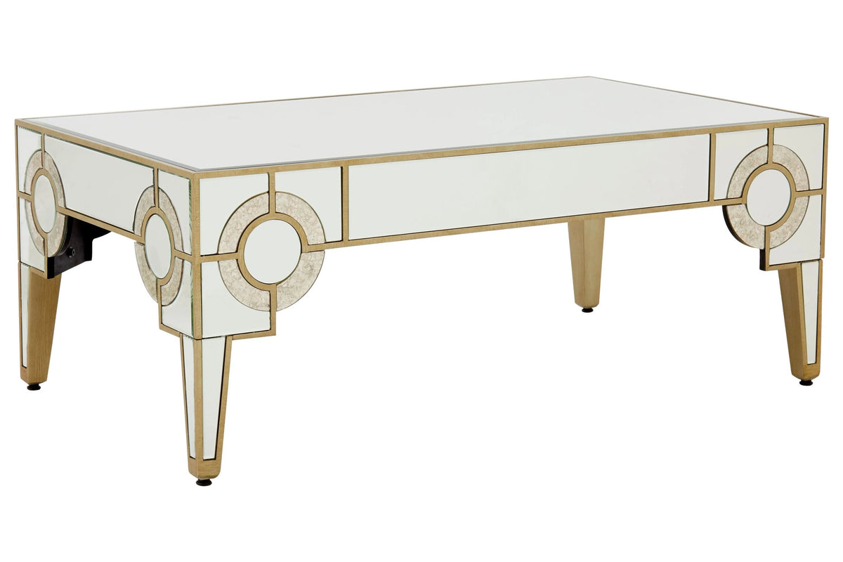 Suffora Champagne Gold Coffee Table image 2