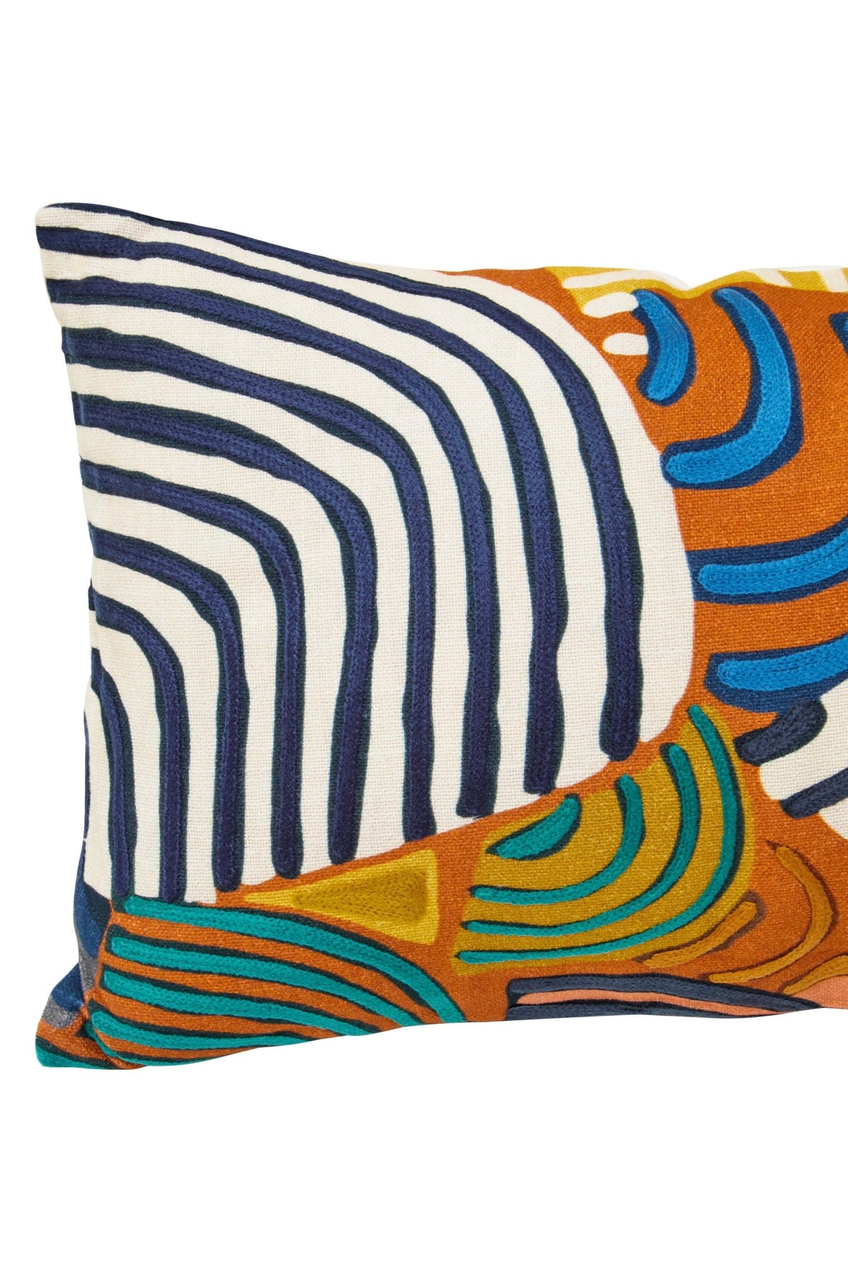 Orsta Multi Abstract Swirl Rectangular Cushion image 5