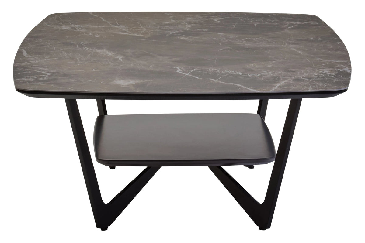 Grosseto Grey Ceramic Marble Coffee Table image 3