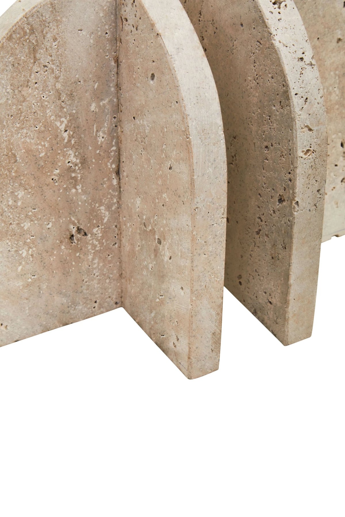 Velquin Travertine Arched Bookends Set image 7