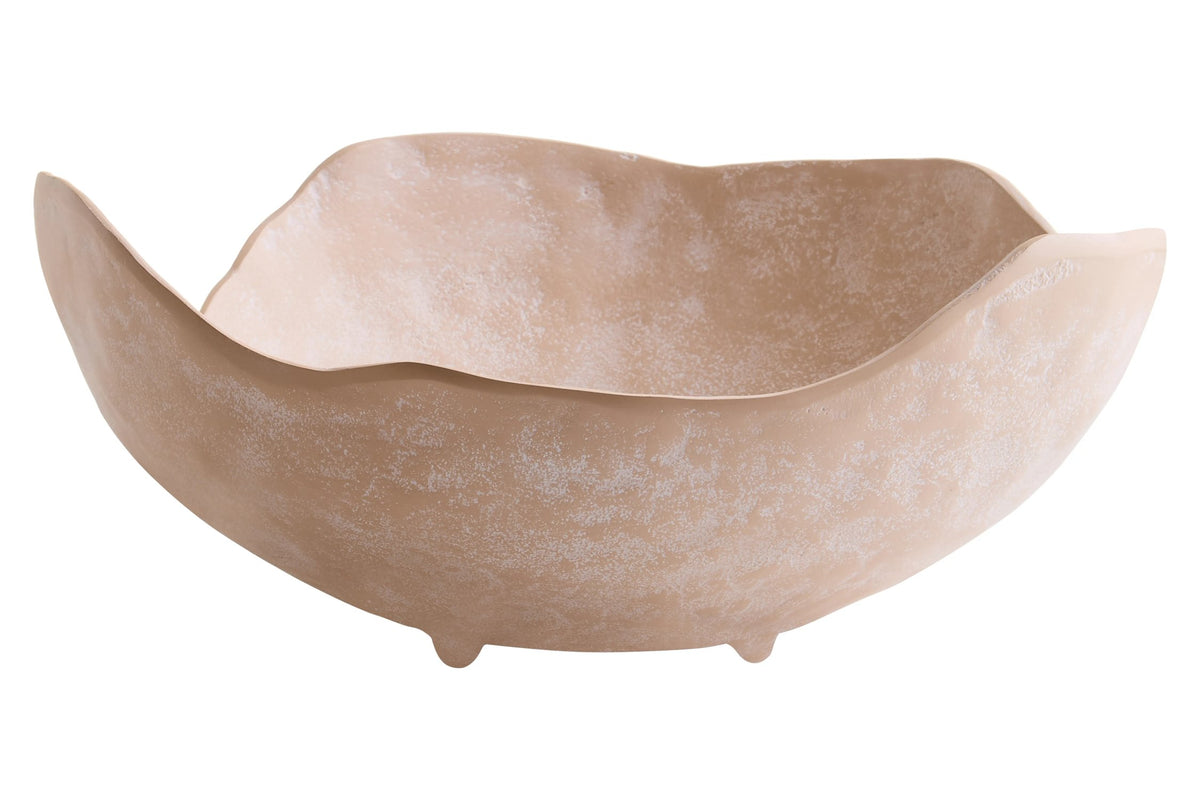 Kettering Beige Whitewash Large Textured Bowl image 3