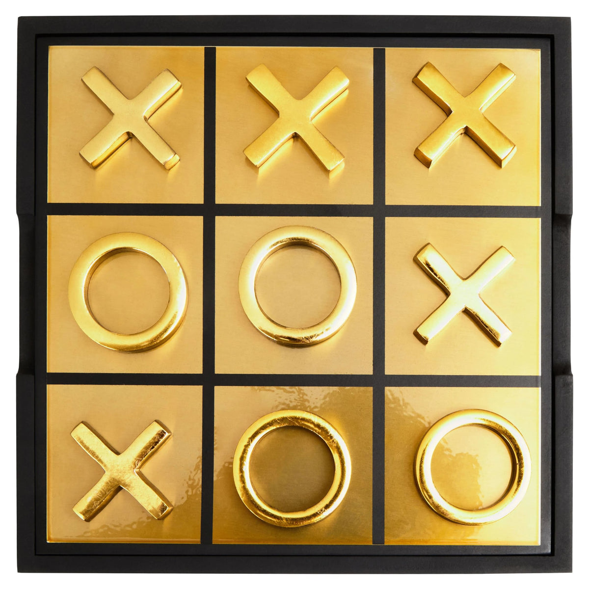 Vexquin Black Gold Noughts & Crosses