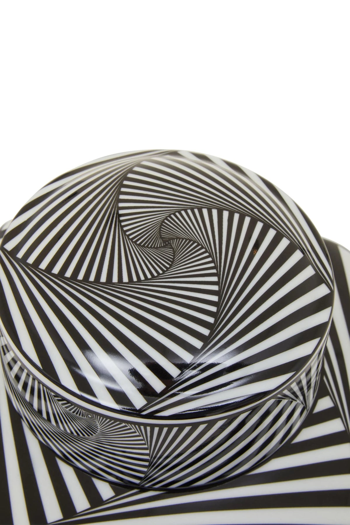 Aurel Small Black White Ceramic Jar image 9