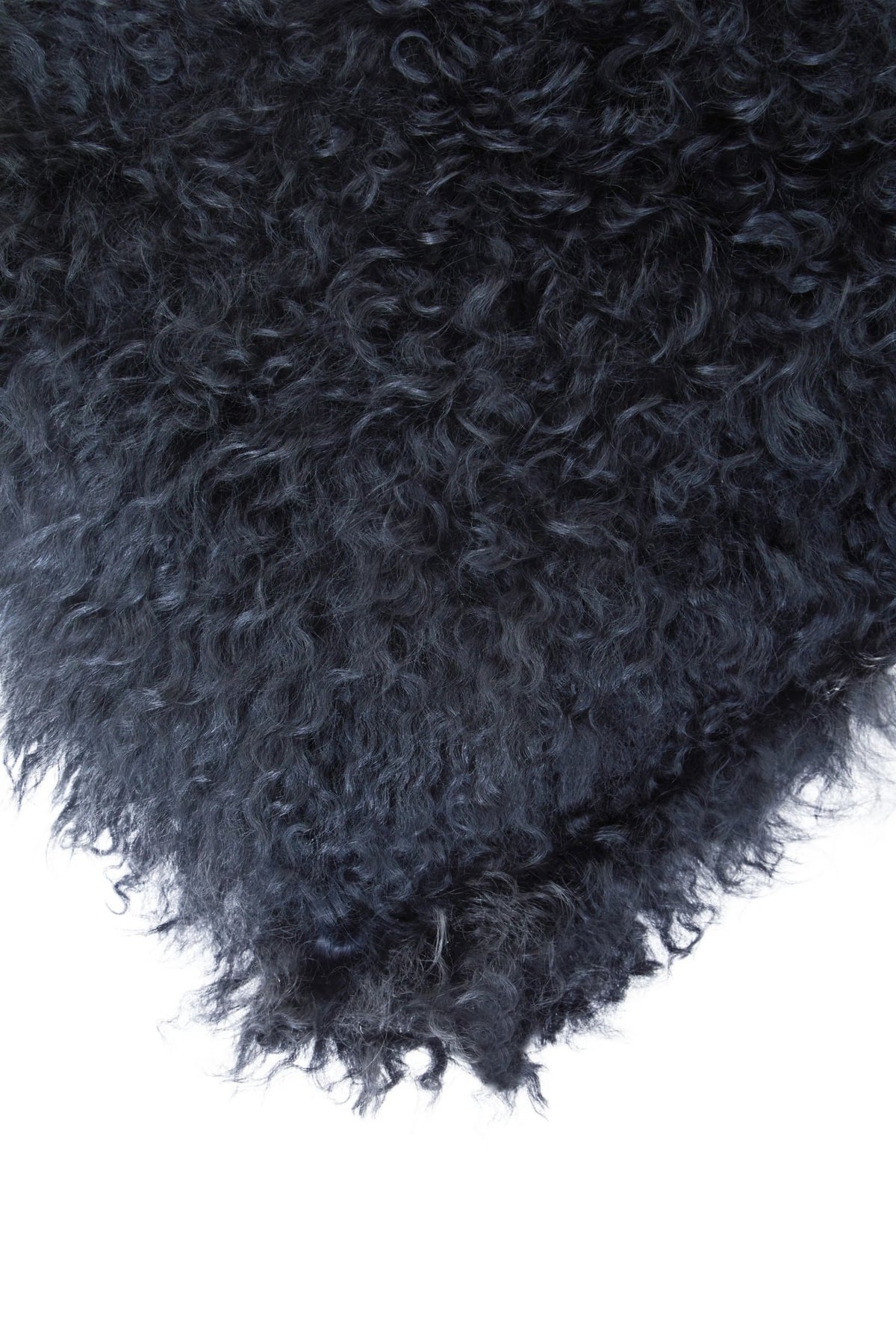 Ware Mongolian Fur Black Rectangular Cushion image 8