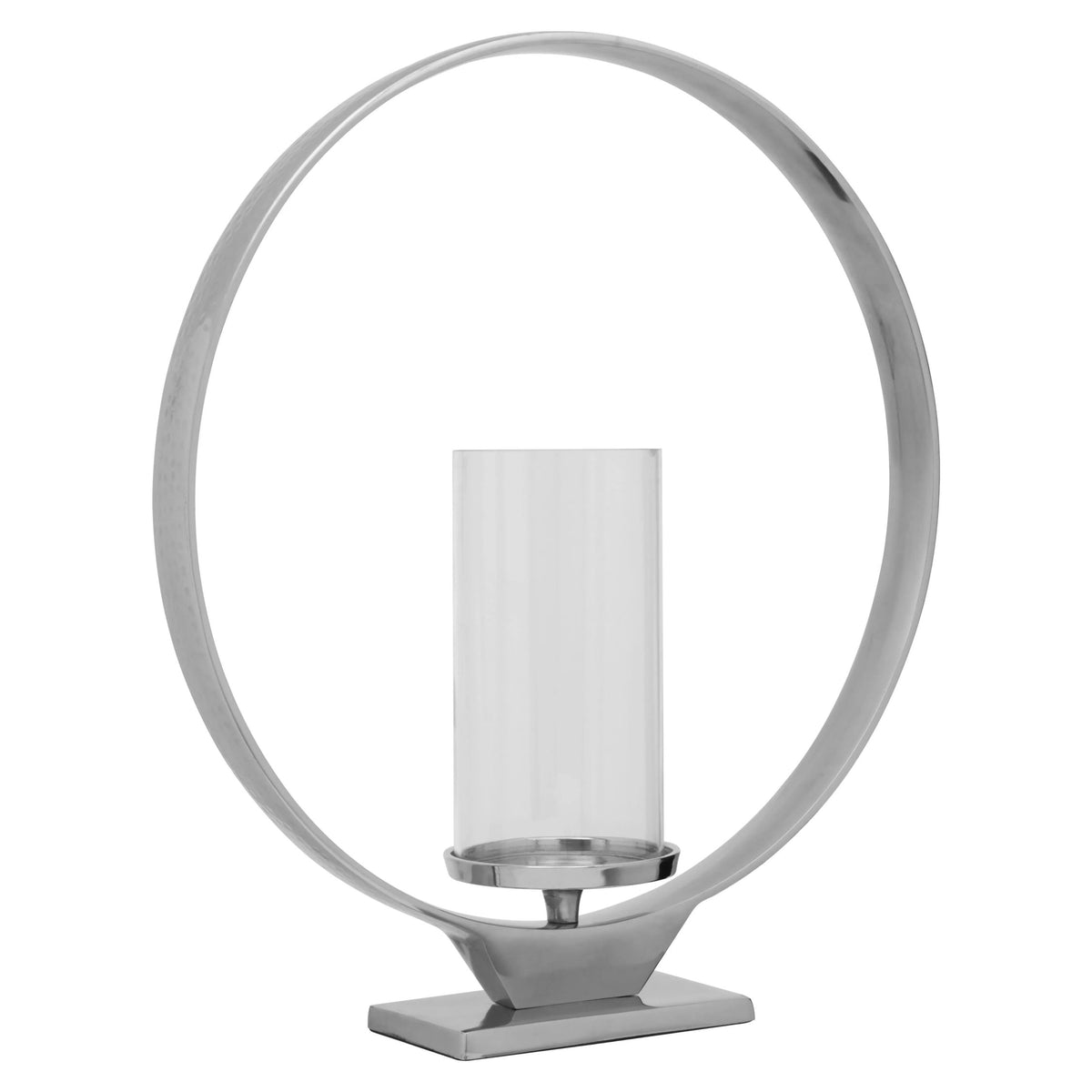 Cranbrook Large Silver Candle Holder image 2