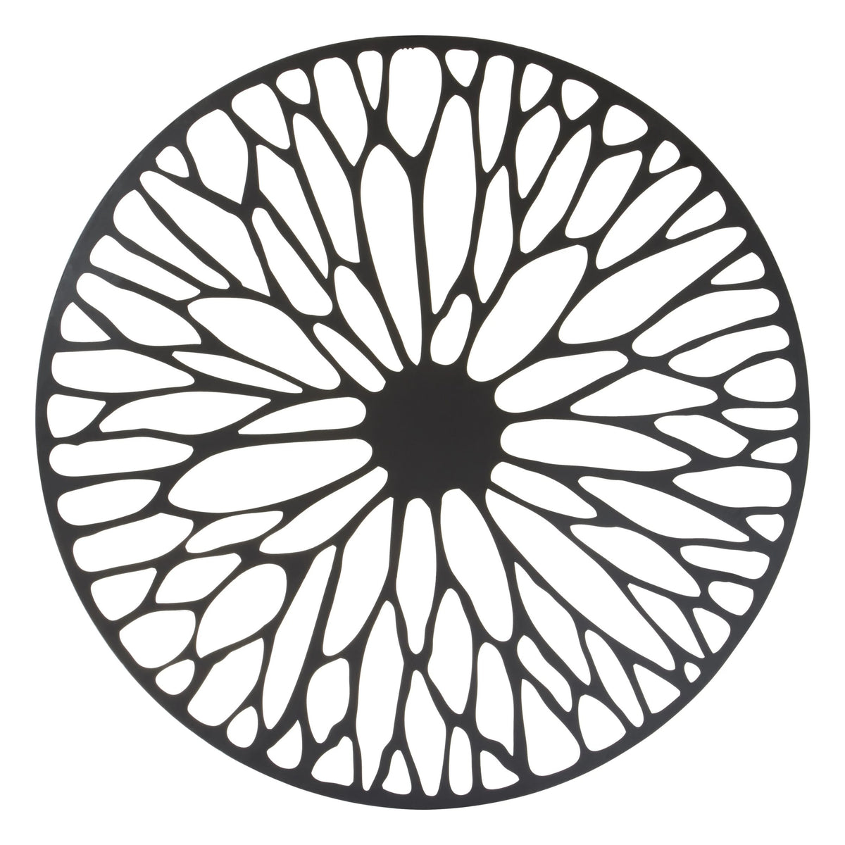 Grezzana Large Black Floral Wall Art