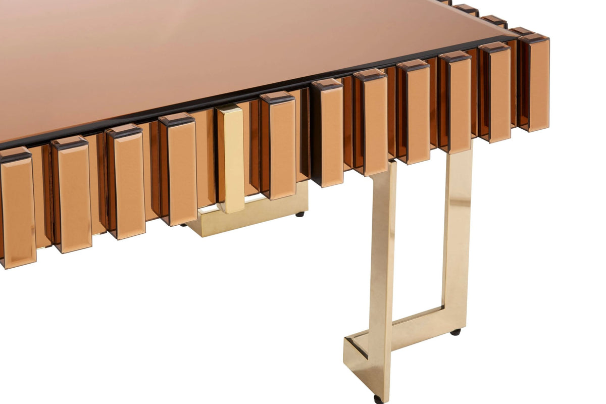 Bognor Gold Mirrored Coffee Table image 9