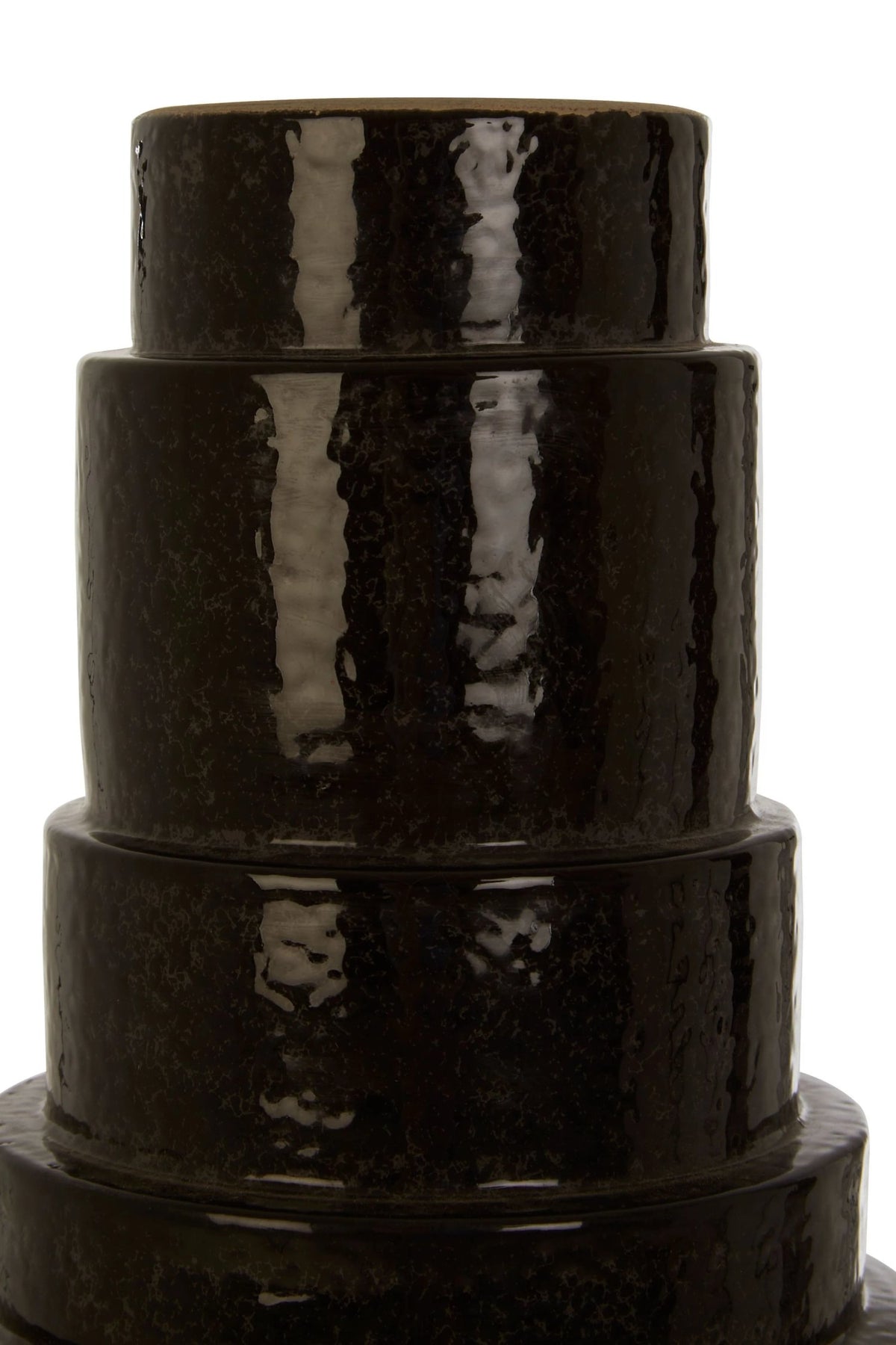 Deptford Black Earthenware Vase