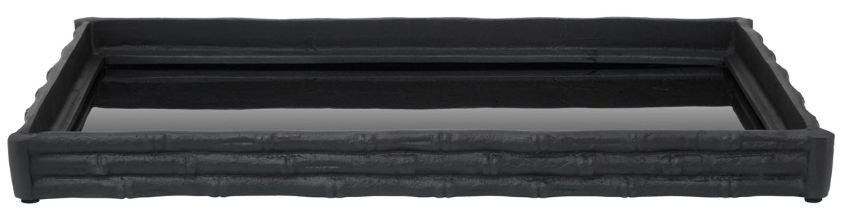 Wadebridge Black Bamboo Mirrored Tray image 1