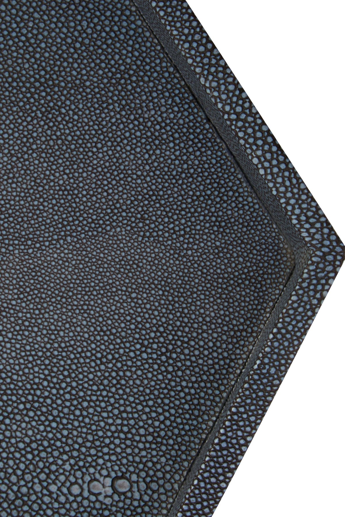 Illasi Set Hexagonal Blue Shagreen Tray image 7