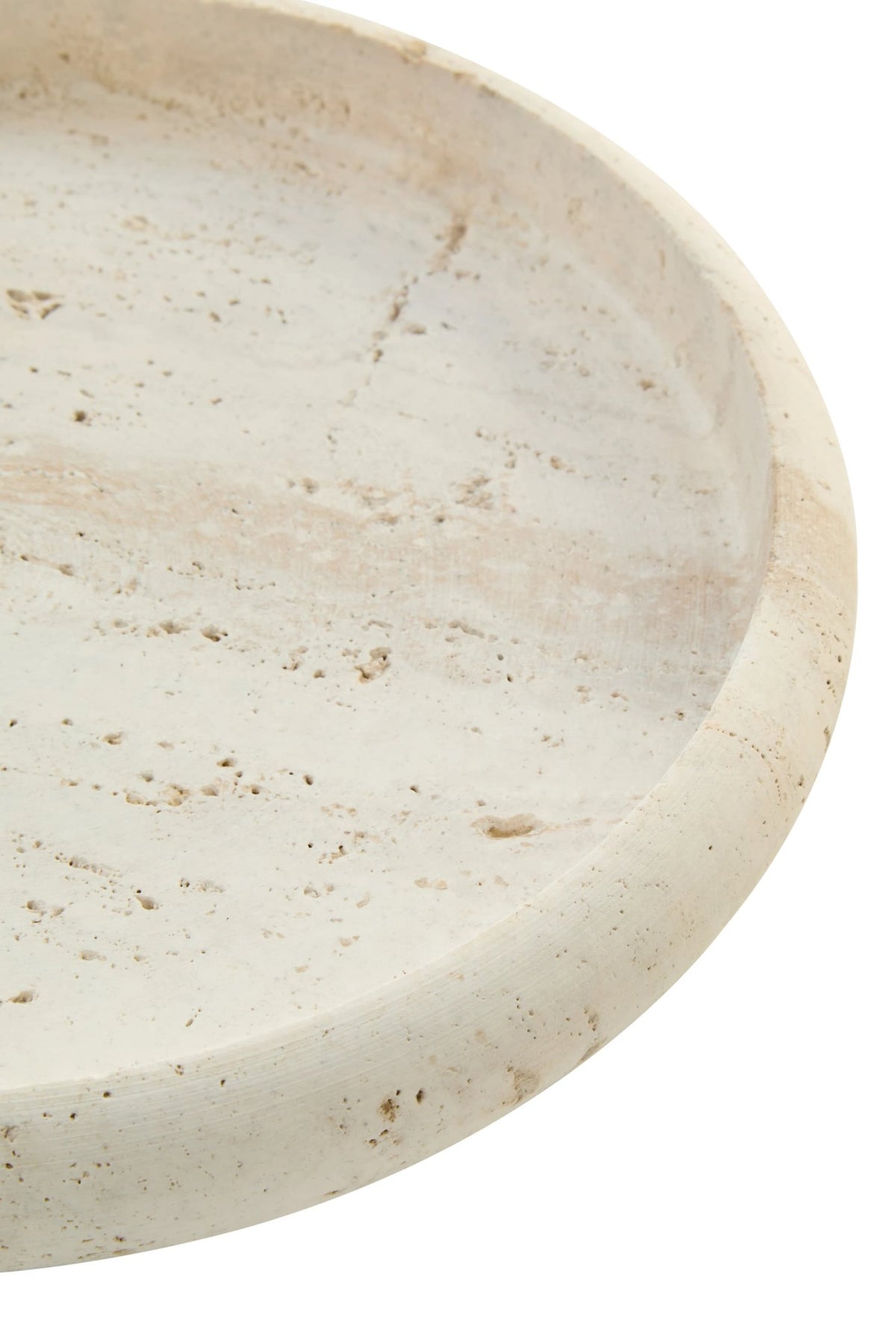Ealing Travertine Round Tray image 3