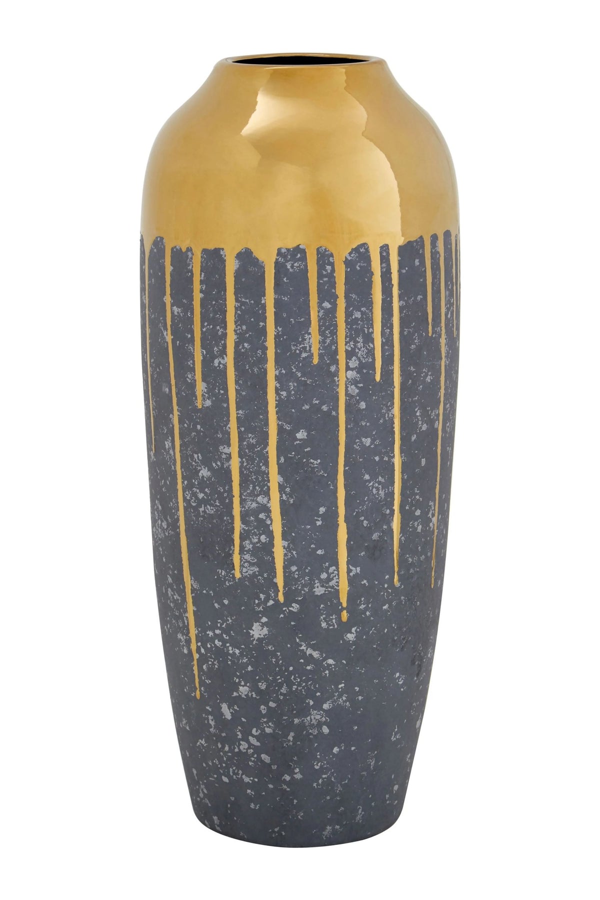 Voghera Grey Gold Large Vase