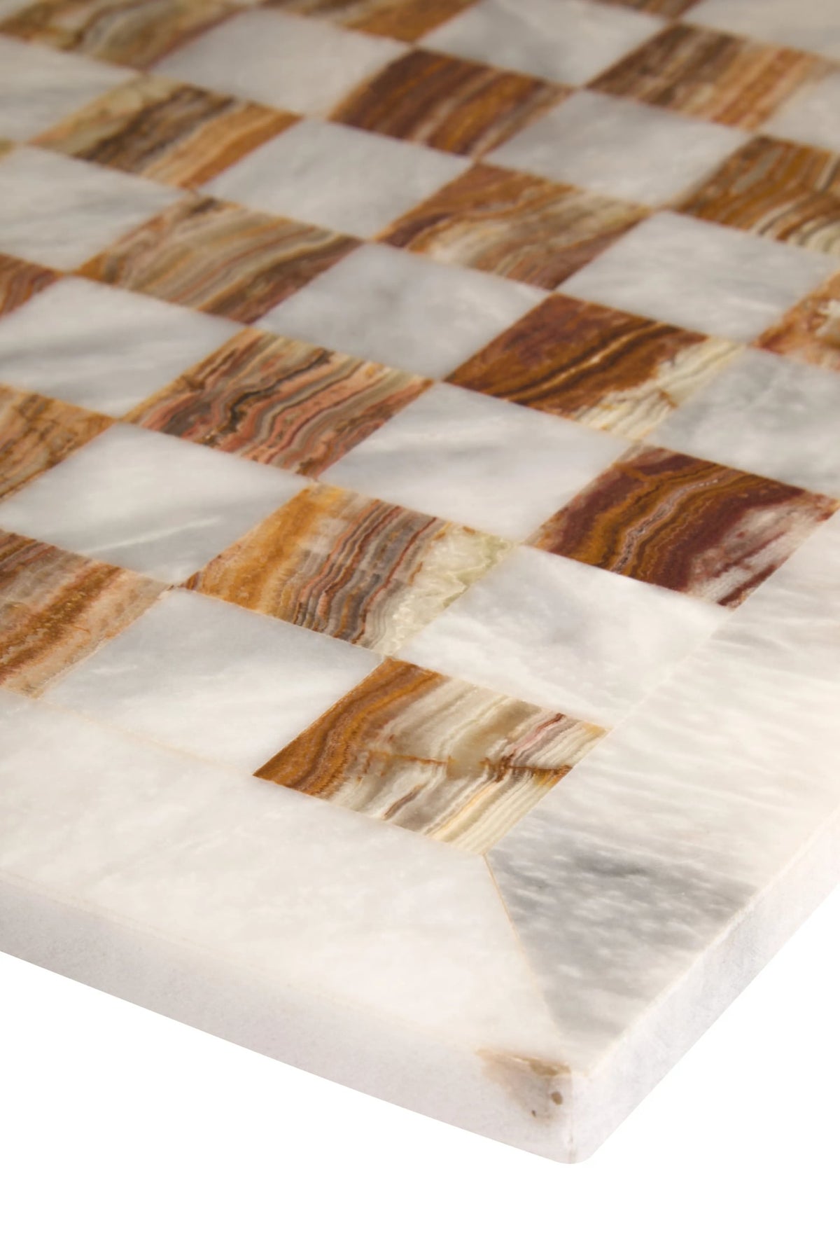 Orebro White Marble Green Chess Set image 8