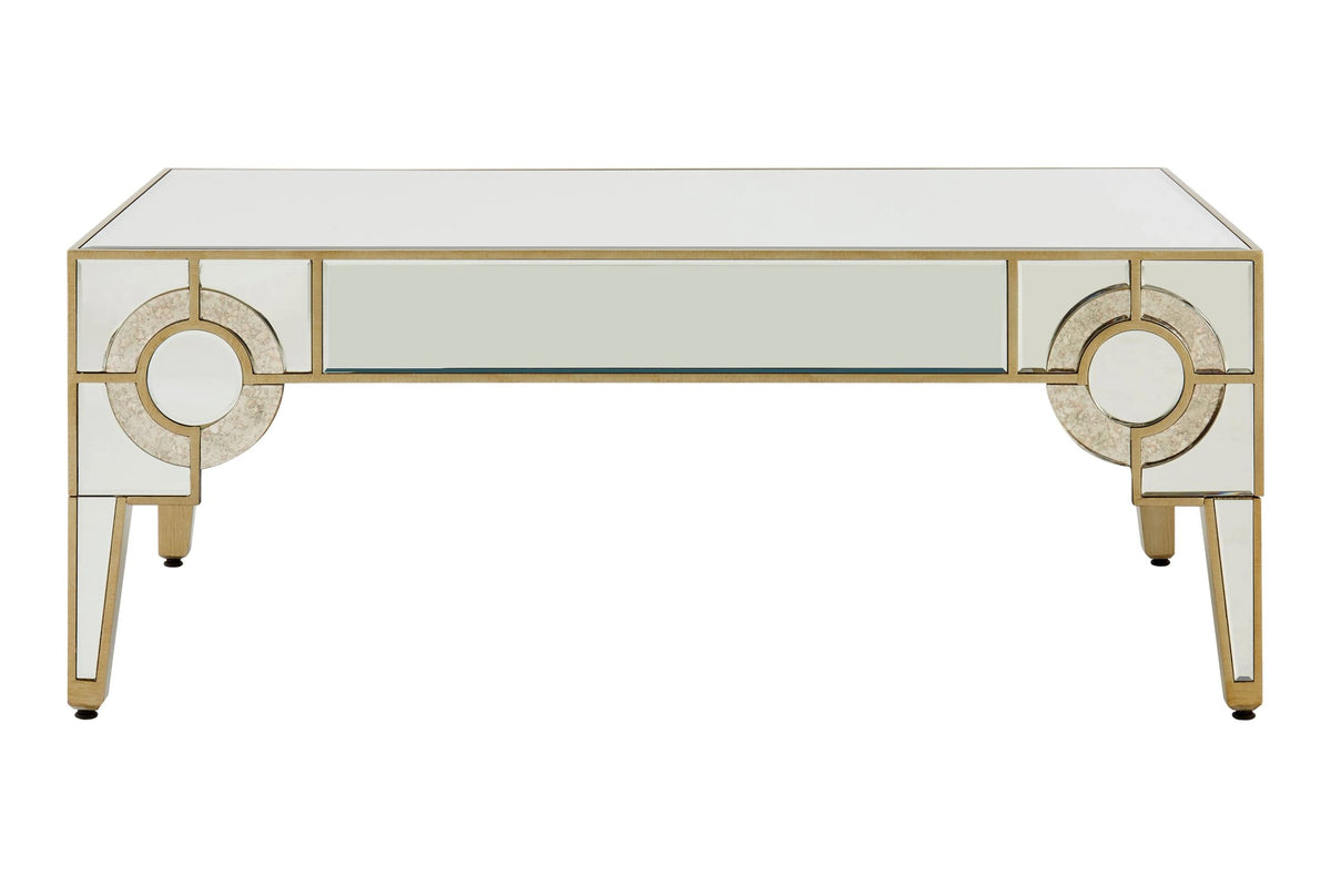 Suffora Champagne Gold Coffee Table image 1