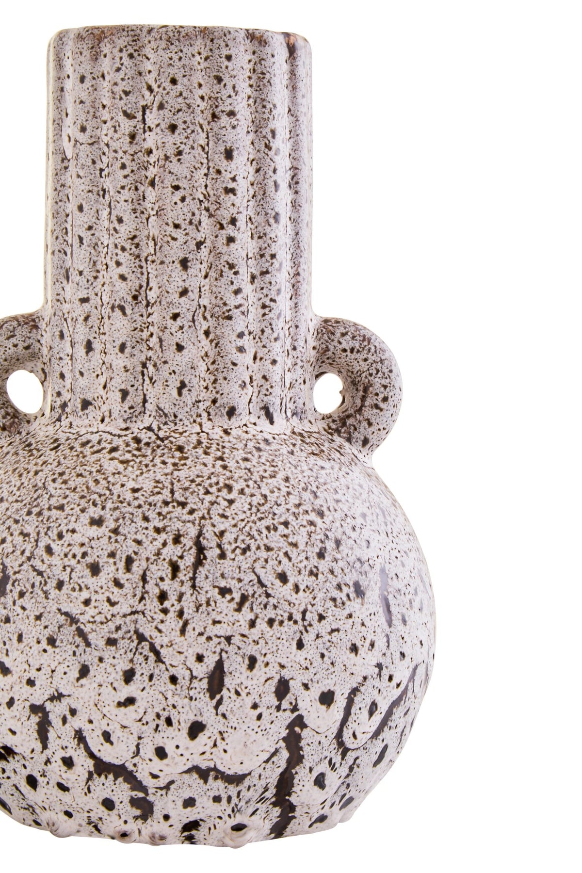 Relwyn Speckled Brown Stoneware Small Vase image 9