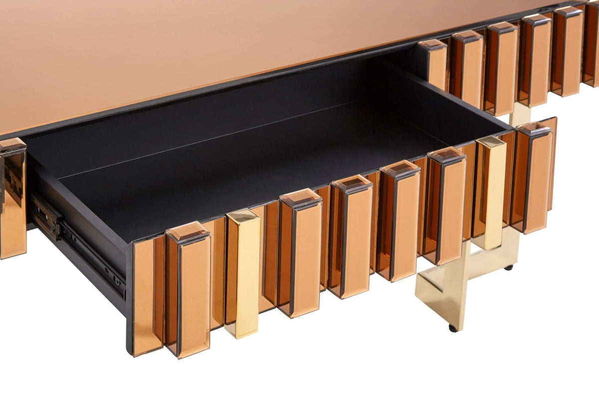 Bognor Gold Mirrored Coffee Table image 10