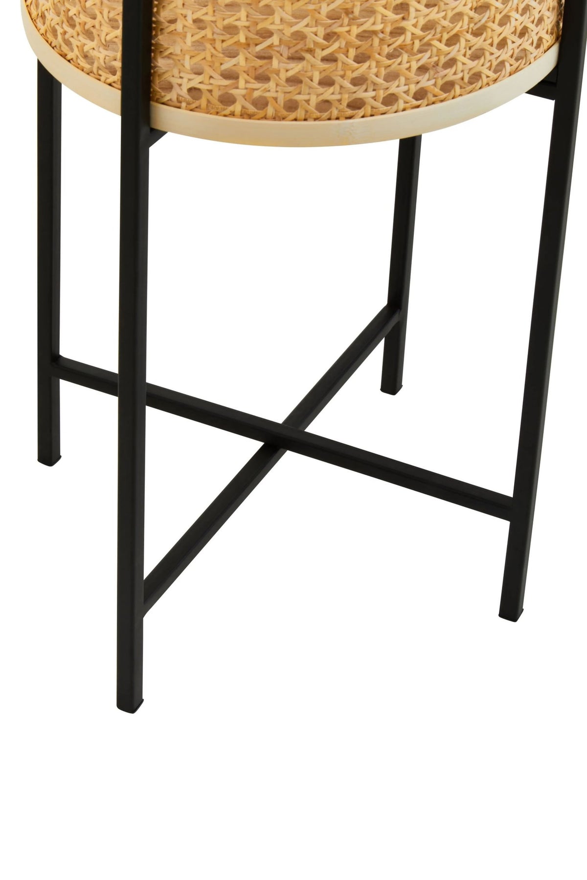 Flekkefjord Large Rattan Planter Metal Stand