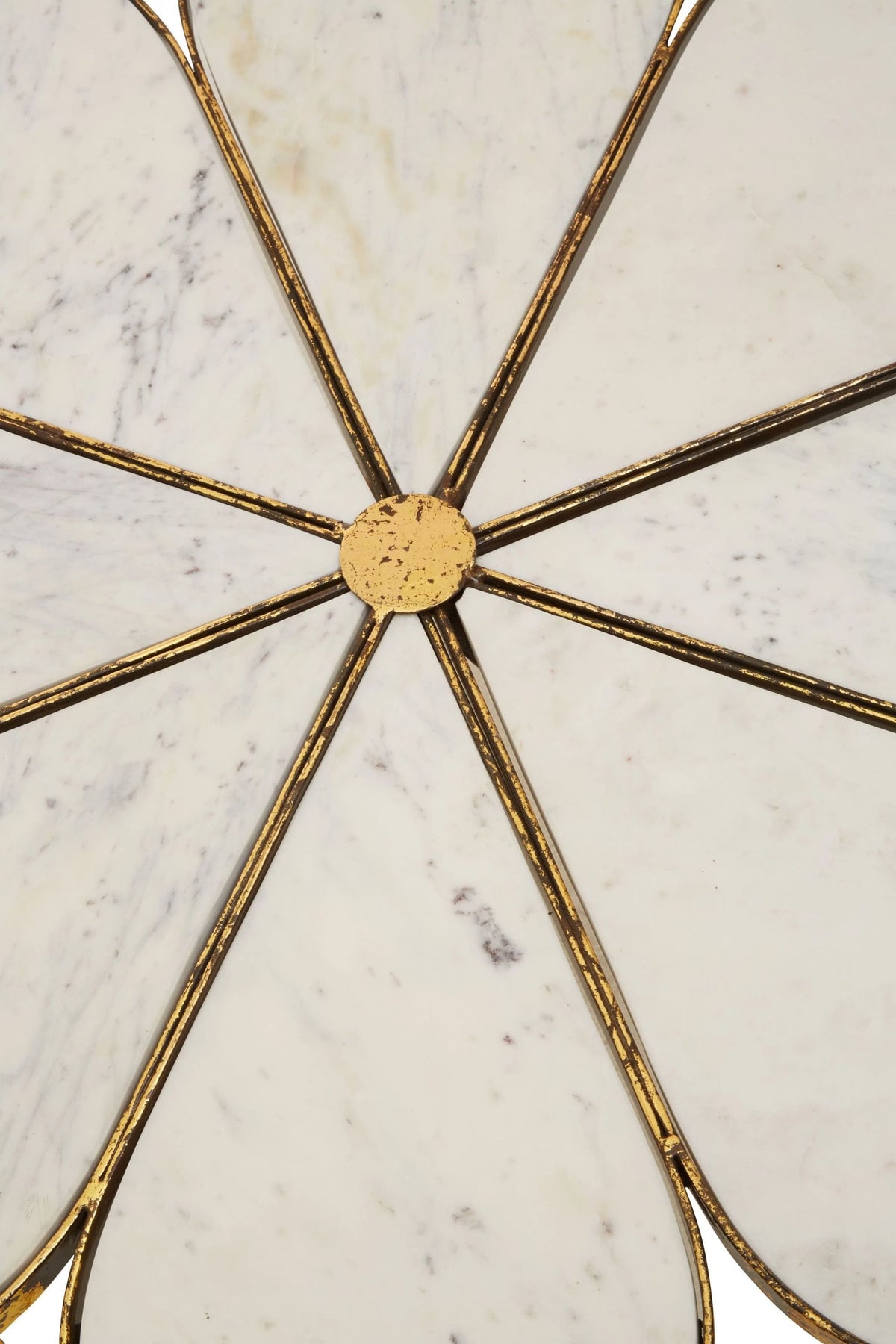 Shorehira Petal Coffee Marble Table image 6