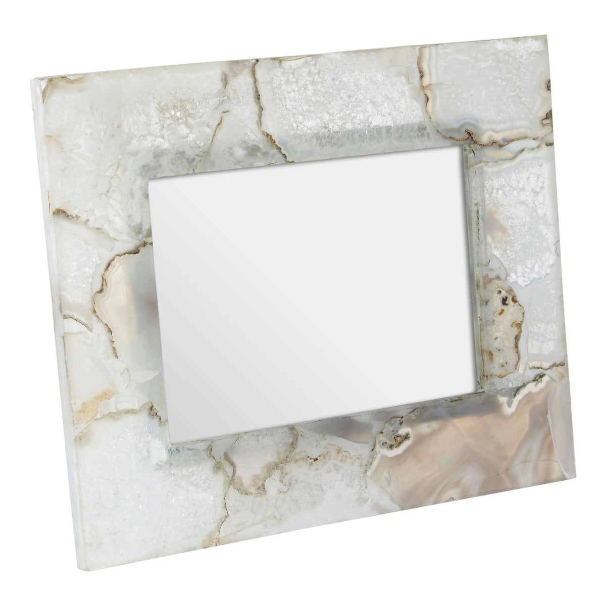 Southend White Agate 5x7 Photo Frame image 3